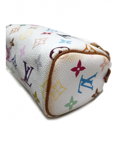 LOUIS VUITTON（ルイ ヴィトン）LOUIS VUITTON (ルイヴィトン) ミニスピーディ ホワイト サイズ:- モノグラム・マルチカラー M92645の古着・服飾アイテム