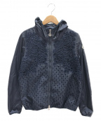 MONCLERモンクレール）の古着「ナイロンレースジャケット」｜ネイビー