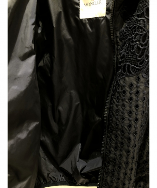 MONCLER（モンクレール）MONCLER (モンクレール) ナイロンレースジャケット ネイビー サイズ:00 VIVEの古着・服飾アイテム