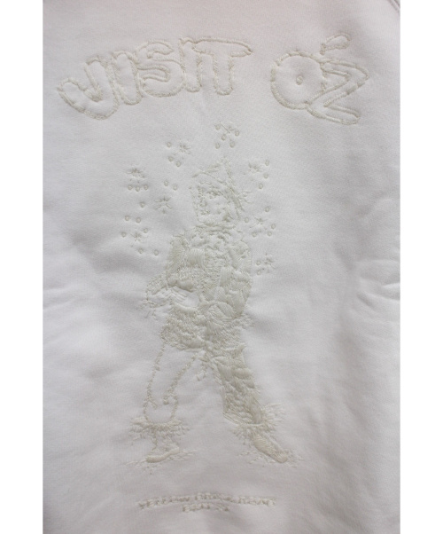 LOUIS VUITTON（ルイ ヴィトン）LOUIS VUITTON (ルイヴィトン) 19SS オズの魔法使い刺繍スウェット ホワイト サイズ:M 未使用品の古着・服飾アイテム