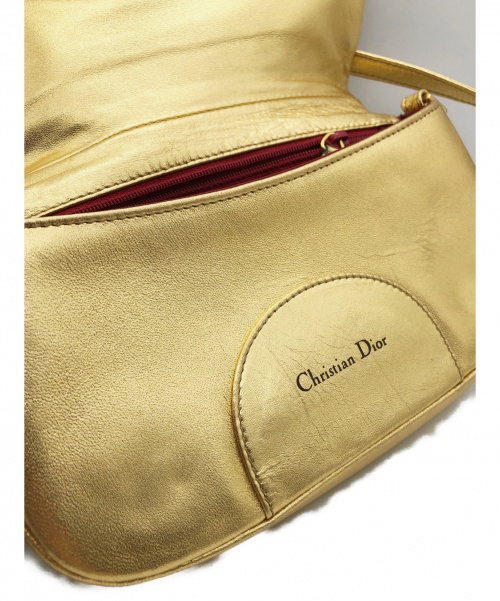 Christian Dior（クリスチャン ディオール）Christian Dior (クリスチャンディオール) ミニポーチ ゴールド サイズ:ｰの古着・服飾アイテム