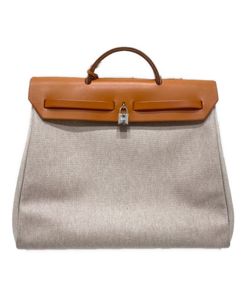 HERMES（エルメス）HERMES (エルメス) エールバッグMM ベージュ サイズ:MMの古着・服飾アイテム