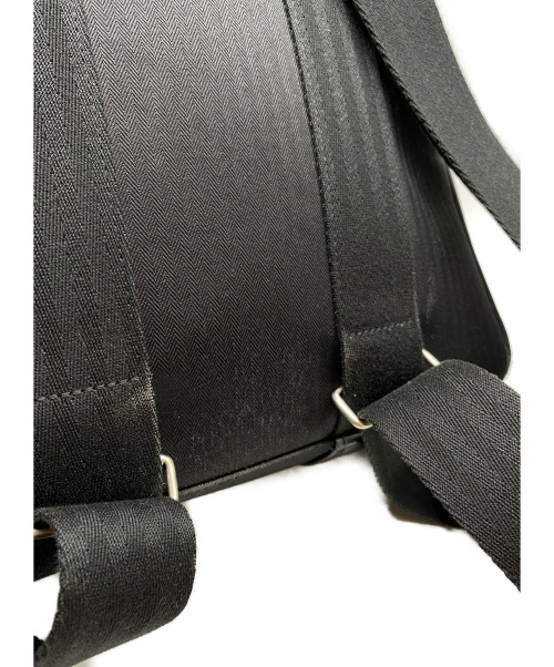 HERMES（エルメス）HERMES (エルメス) アカプルコ サックアド ブラック サイズ:- アカプルコ キャンバス×レザー ■の古着・服飾アイテム