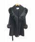 MaxMara (マックスマーラ) ベルテッドコート ブラック サイズ:40 アルパカ×ウール：79800円