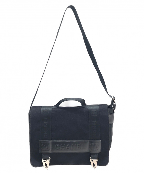 CHANEL（シャネル）CHANEL (シャネル) メッセンジャーバッグ ブラック サイズ:- スポーツラインの古着・服飾アイテム
