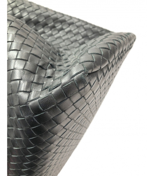 BOTTEGA VENETA（ボッテガベネタ）BOTTEGA VENETA (ボッテガヴェネタ) トートバッグ ブラック イントレチャートの古着・服飾アイテム
