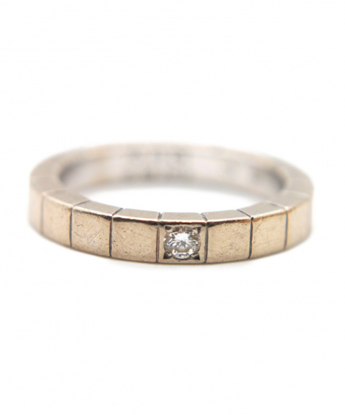 Cartier（カルティエ）Cartier (カルティエ) ラニエール1Pダイヤモンドリング サイズ:49 K18WG 5.9g ダイヤモンドの古着・服飾アイテム
