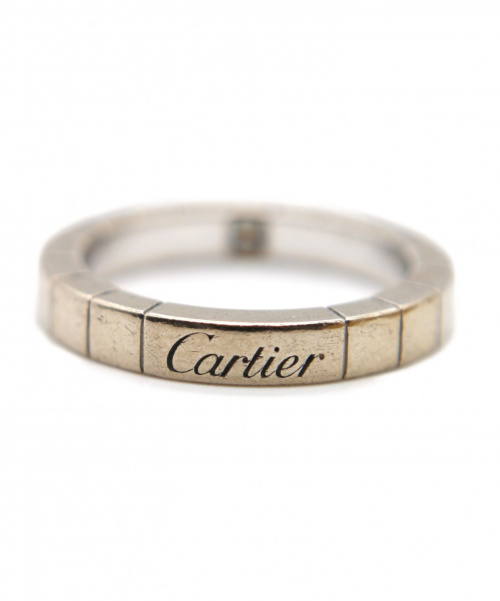 Cartier（カルティエ）Cartier (カルティエ) ラニエール1Pダイヤモンドリング サイズ:49 K18WG 5.9g ダイヤモンドの古着・服飾アイテム