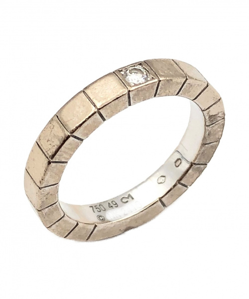 Cartier（カルティエ）Cartier (カルティエ) ラニエール1Pダイヤモンドリング サイズ:49 K18WG 5.9g ダイヤモンドの古着・服飾アイテム
