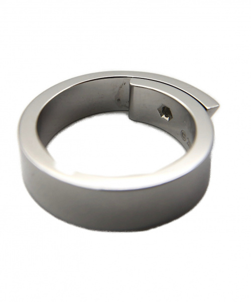 Cartier（カルティエ）Cartier (カルティエ) アニバーサリー1Pダイヤリング サイズ:54 K18WG 12.7g ダイヤモンドの古着・服飾アイテム