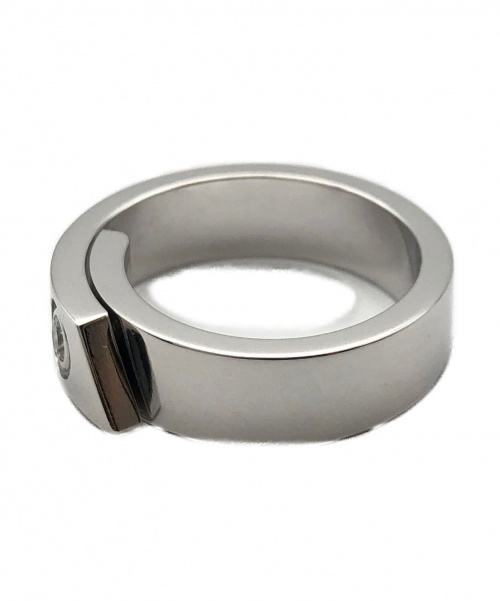 Cartier（カルティエ）Cartier (カルティエ) アニバーサリー1Pダイヤリング サイズ:54 K18WG 12.7g ダイヤモンドの古着・服飾アイテム