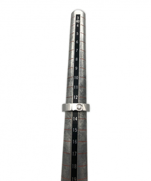 Cartier（カルティエ）Cartier (カルティエ) アニバーサリー1Pダイヤリング サイズ:54 K18WG 12.7g ダイヤモンドの古着・服飾アイテム