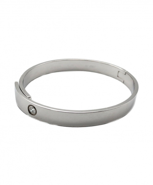 Cartier（カルティエ）Cartier (カルティエ) アニバーサリーブレスレット サイズ:17cm K18WG 39.9g ダイヤモンドの古着・服飾アイテム