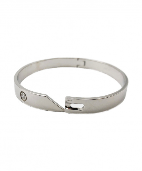 Cartier（カルティエ）Cartier (カルティエ) アニバーサリーブレスレット サイズ:17cm K18WG 39.9g ダイヤモンドの古着・服飾アイテム