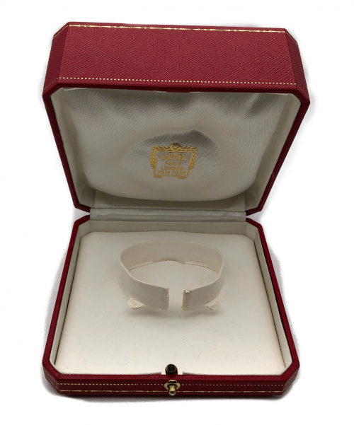 Cartier（カルティエ）Cartier (カルティエ) アニバーサリーブレスレット サイズ:17cm K18WG 39.9g ダイヤモンドの古着・服飾アイテム