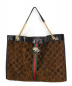 GUCCI（グッチ）の古着「ラジャ ベルベット トートバッグ」｜ブラウン