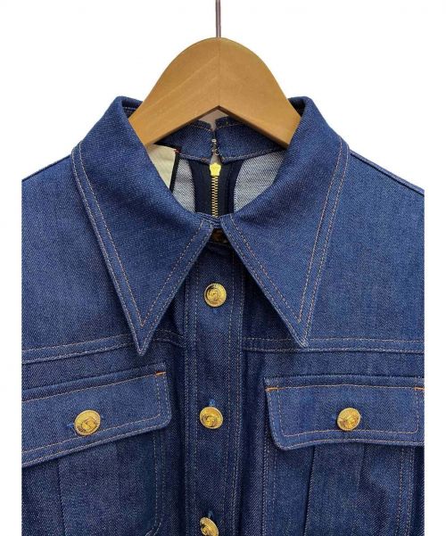 GUCCI（グッチ）GUCCI (グッチ) 20SS Denim Belted Jumpsuit インディゴ サイズ:40の古着・服飾アイテム