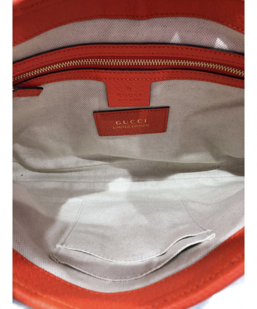 GUCCI（グッチ）GUCCI (グッチ) ジャッキー フローラプリント オレンジ サイズ:- 550152 フローラプリント 日本限定品の古着・服飾アイテム