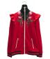 GUCCI (グッチ) エンブロイダリーテクニカルジャージージャケット レッド サイズ:M：42800円