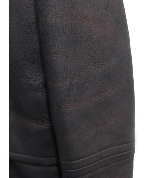 GUCCI（グッチ）GUCCI (グッチ) ムートンコート ブラウン サイズ:42 冬物の古着・服飾アイテム