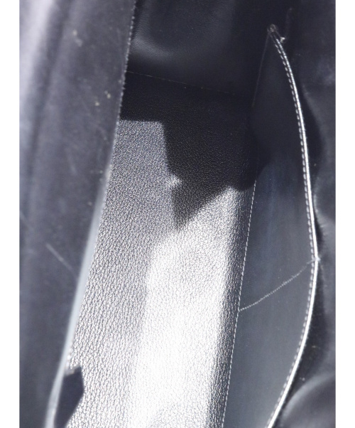 HERMES（エルメス）HERMES (エルメス) ケリーバッグ28 ブラック サイズ:28 ボックスカーフ　外縫いの古着・服飾アイテム