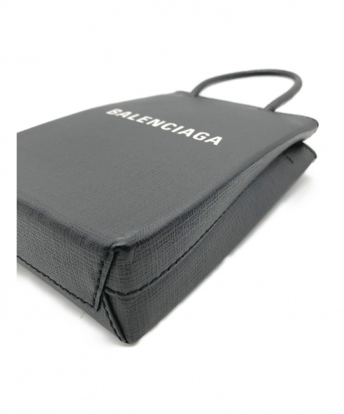 BALENCIAGA（バレンシアガ）BALENCIAGA (バレンシアガ) ショッピング フォン ホルダーバッグ  ブラック サイズ:- ノースサウスの古着・服飾アイテム