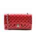 CHANEL（シャネル）の古着「Wフラップチェーンショルダーバッグ」｜レッド