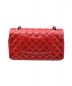 CHANEL (シャネル) Wフラップチェーンショルダーバッグ レッド サイズ:- マトラッセ エナメル 14419116：248000円