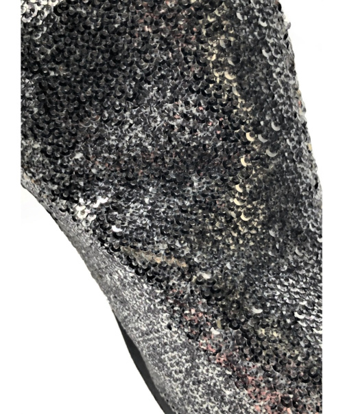 Maison Margiela（メゾンマルジェラ）Maison Margiela (メゾンマルジェラ) 足袋ブーツ シルバー サイズ:37 スパンコールの古着・服飾アイテム