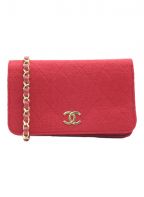 CHANELシャネル）の古着「シングルチェーンマトラッセ」｜レッド