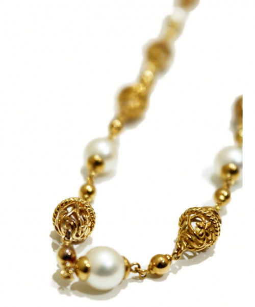 MIKIMOTO（ミキモト）MIKIMOTO (ミキモト) パールネックレス サイズ:- K18 39.8 真珠の古着・服飾アイテム