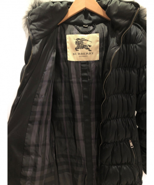 BURBERRY（バーバリー）BURBERRY (バーバリー) ダウンコート ブラック サイズ:Mの古着・服飾アイテム