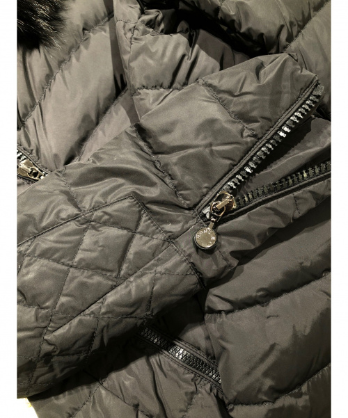 MONCLER（モンクレール）MONCLER (モンクレール) ダウンコート ブラック サイズ:SIZE 2 (L)の古着・服飾アイテム