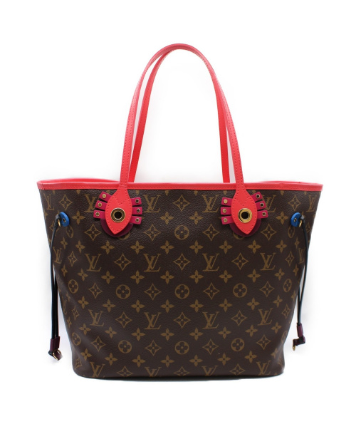 LOUIS VUITTON（ルイ ヴィトン）LOUIS VUITTON (ルイヴィトン) ネヴァーフルMM トーテム ブラウン×ピンク サイズ:MM モノグラム M41663 CA3115の古着・服飾アイテム