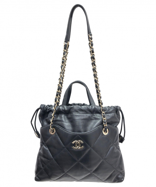 CHANEL（シャネル）CHANEL (シャネル) 2WAYバッグ ブラックの古着・服飾アイテム