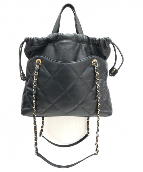CHANEL（シャネル）CHANEL (シャネル) 2WAYバッグ ブラックの古着・服飾アイテム