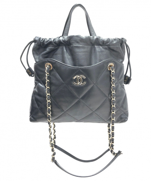 CHANEL（シャネル）CHANEL (シャネル) 2WAYバッグ ブラックの古着・服飾アイテム