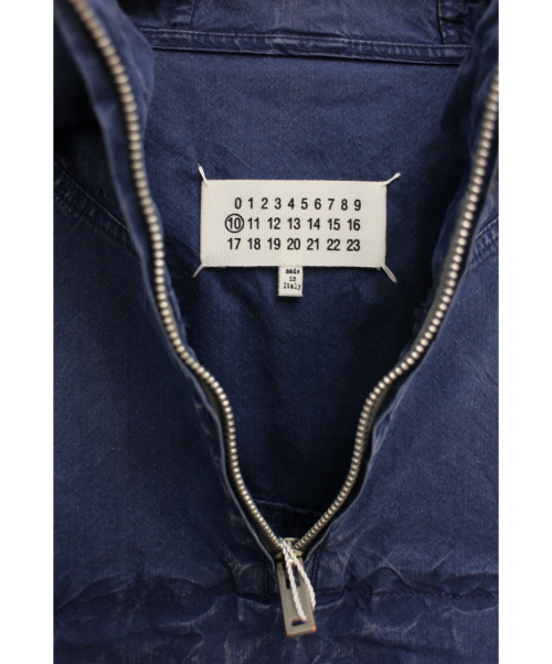 Maison Margiela（メゾンマルジェラ）Maison Margiela (メゾンマルジェラ) アノラックパーカー インディゴ サイズ:44 未使用品の古着・服飾アイテム