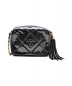 CHANEL（シャネル）の古着「マトラッセ エナメルチェーンショルダーバッグ」｜ブラック