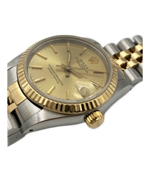 ROLEX（ロレックス）ROLEX (ロレックス) デイトジャスト サイズ:30mm フルーテッド SS/YG  68273 ボーイズサイズの古着・服飾アイテム