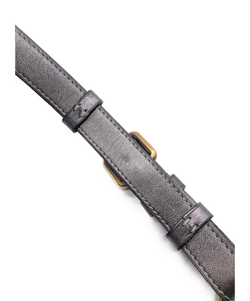 LOUIS VUITTON（ルイ ヴィトン）LOUIS VUITTON (ルイヴィトン) マノンMM グレー サイズ:MM モノグラム・ミニ・ラン M95618 DU4048の古着・服飾アイテム