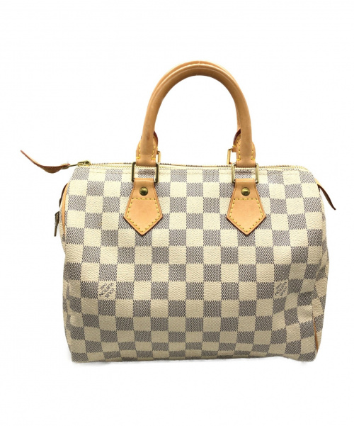 LOUIS VUITTON（ルイ ヴィトン）LOUIS VUITTON (ルイヴィトン) スピーディ25 ホワイト サイズ:25 ダミエ・アズール N41534の古着・服飾アイテム