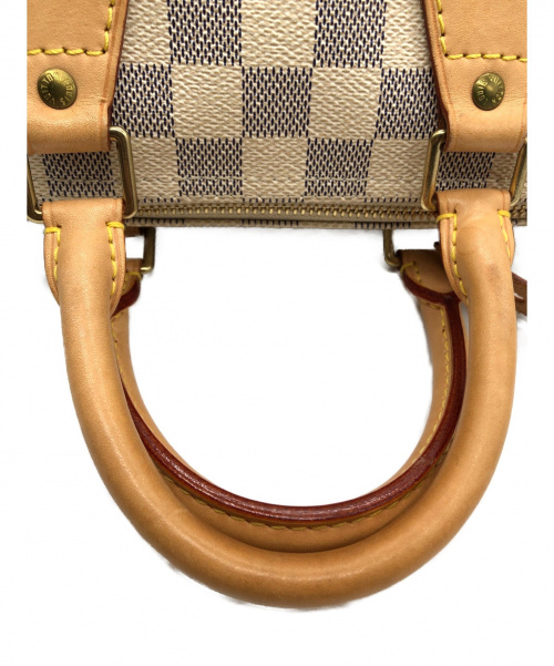 LOUIS VUITTON（ルイ ヴィトン）LOUIS VUITTON (ルイヴィトン) スピーディ25 ホワイト サイズ:25 ダミエ・アズール N41534の古着・服飾アイテム