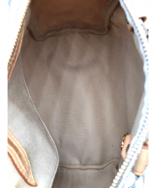 LOUIS VUITTON（ルイ ヴィトン）LOUIS VUITTON (ルイヴィトン) スピーディ25 ホワイト サイズ:25 ダミエ・アズール N41534の古着・服飾アイテム
