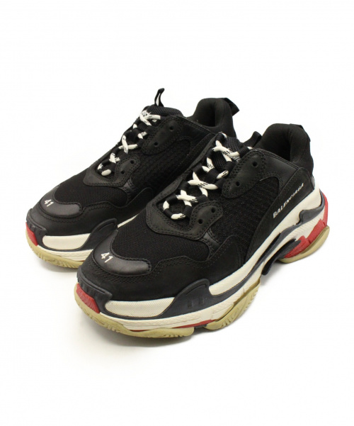 BALENCIAGA（バレンシアガ）BALENCIAGA (バレンシアガ) TRIPLE S ブラック サイズ:41の古着・服飾アイテム