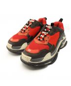 BALENCIAGAバレンシアガ）の古着「TRIPLE S」｜レッド×ブラック×グレー