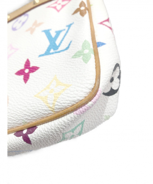 LOUIS VUITTON（ルイ ヴィトン）LOUIS VUITTON (ルイヴィトン) ポシェット・アクセソワール ホワイト サイズ:- モノグラム・マルチカラー M92649の古着・服飾アイテム