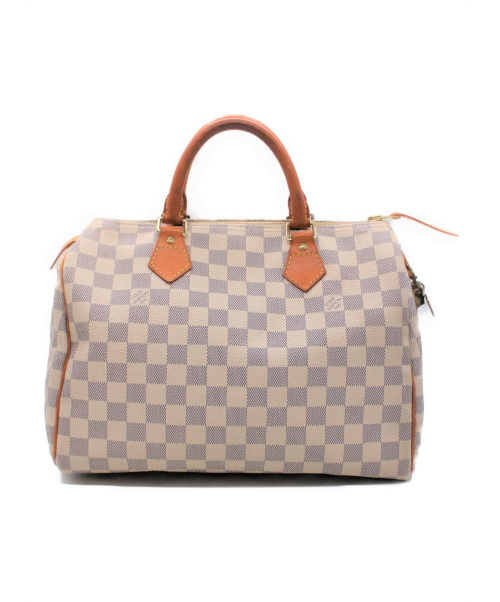LOUIS VUITTON（ルイ ヴィトン）LOUIS VUITTON (ルイヴィトン) ダミエ アズール スピーディ30 ホワイト サイズ:30 ダミエ・アズール N41533 DU0048の古着・服飾アイテム
