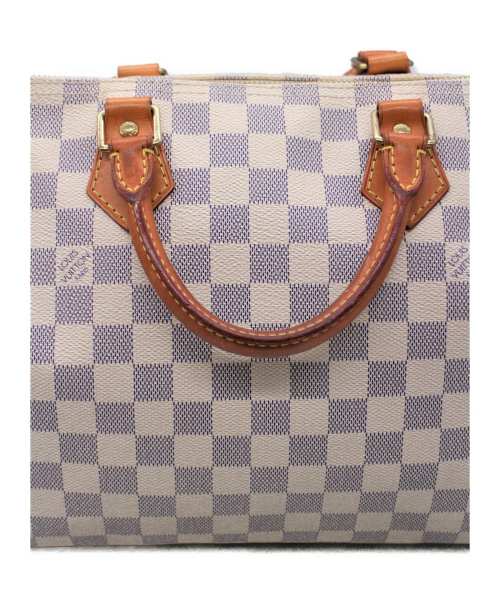 LOUIS VUITTON（ルイ ヴィトン）LOUIS VUITTON (ルイヴィトン) ダミエ アズール スピーディ30 ホワイト サイズ:30 ダミエ・アズール N41533 DU0048の古着・服飾アイテム