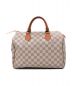 LOUIS VUITTON（ルイヴィトン）の古着「ダミエ アズール スピーディ30」｜ホワイト